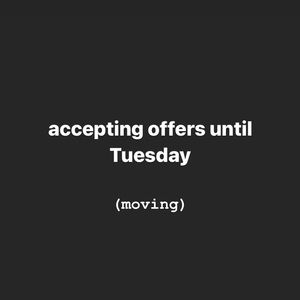 ⚡️ moving sale ⚡️